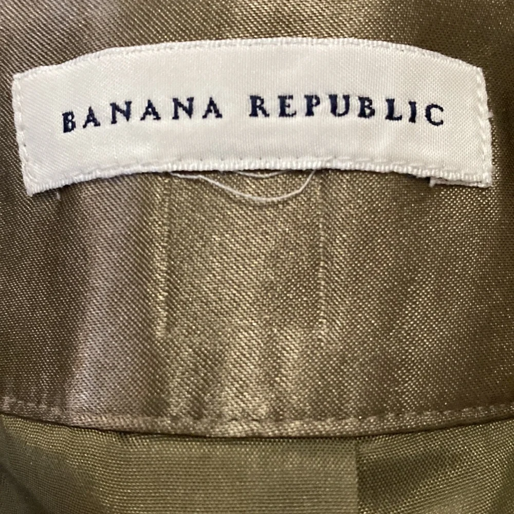 Banana Republic Pencil Skirt Bold Floral Linen Blend